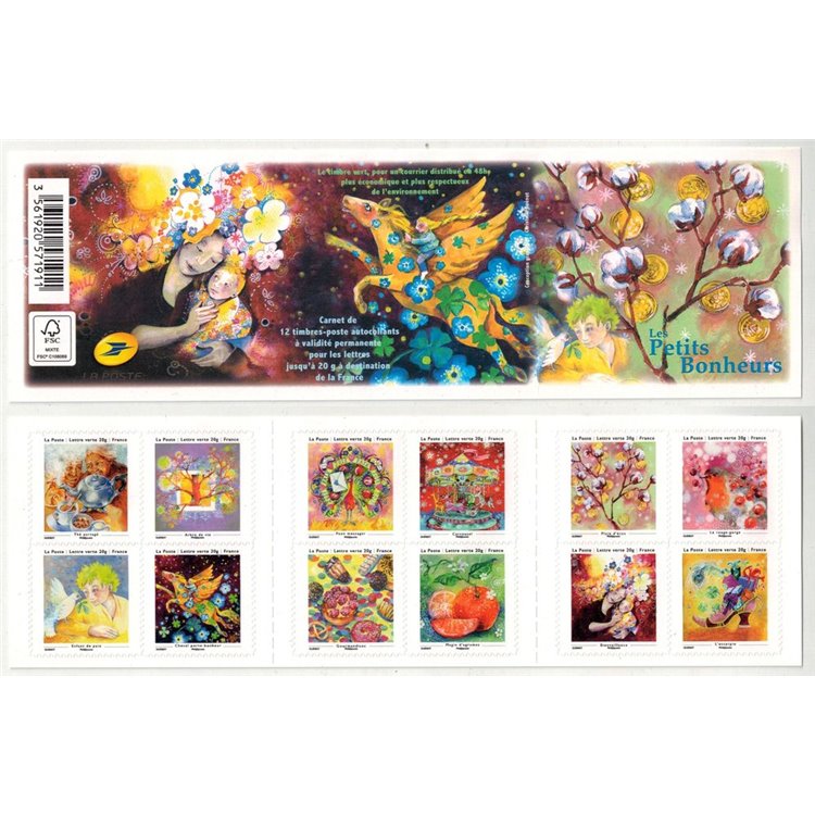 FRANCE 2013 Greetings, Happiness Stamps booklet MNH**