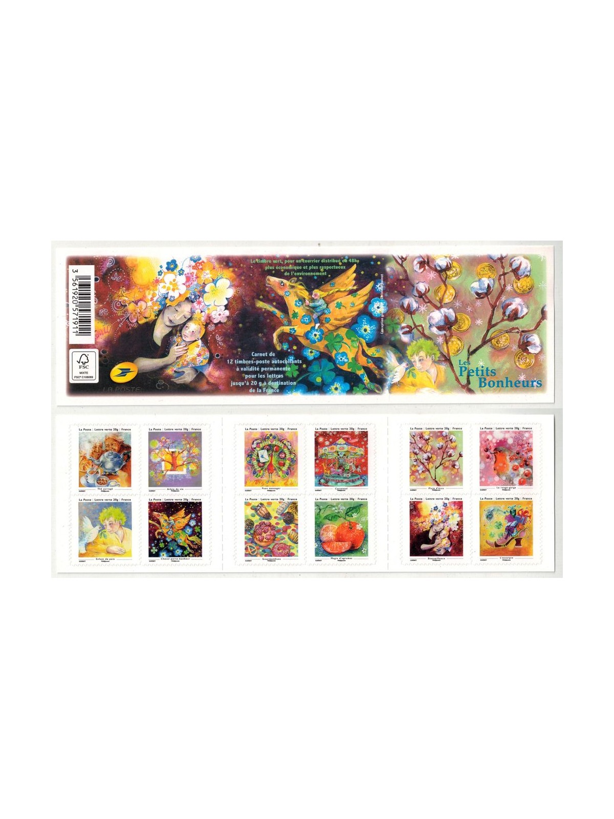 FRANCE 2013 Greetings, Happiness Stamps booklet MNH**