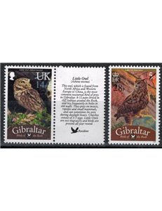 GIBILTERRA 2013 Fauna, uccelli 2v MNH**