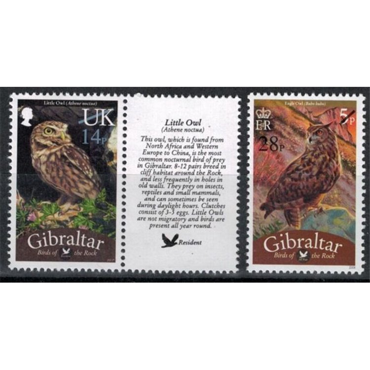 GIBRALTAR 2013 Fauna, birds 2v MNH**
