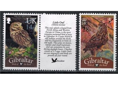 GIBRALTAR 2013 Fauna, birds 2v MNH**