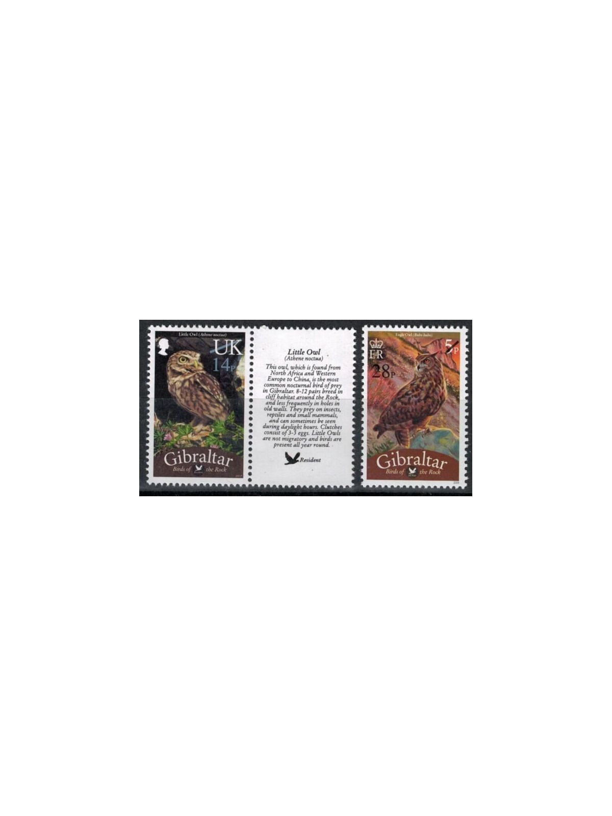 GIBRALTAR 2013 Fauna, birds 2v MNH**