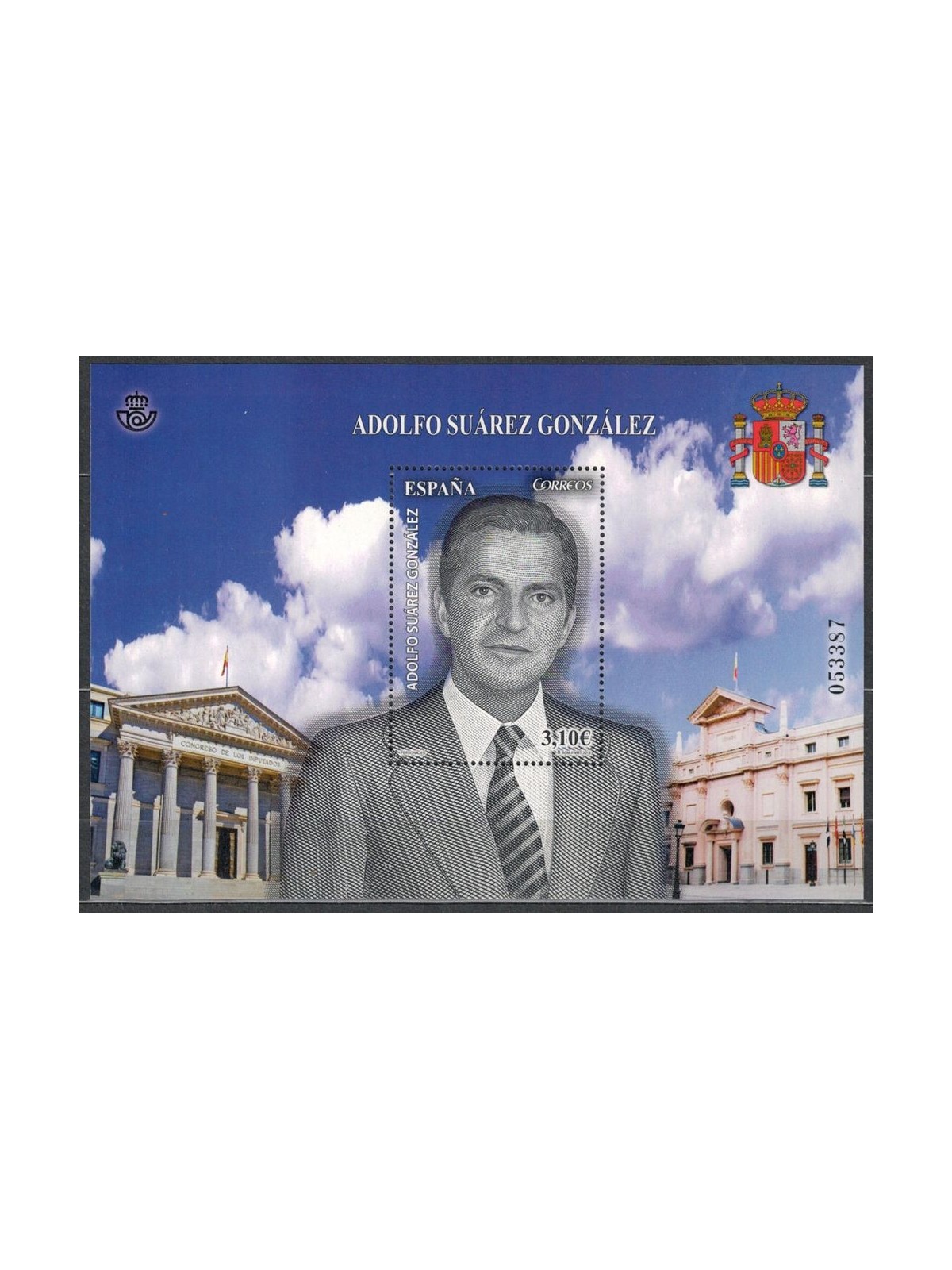 SPAGNA 2013 Adolfo Suarez BF MNH**