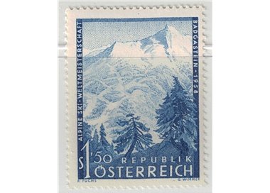 AUSTRIA 1958 Sci alpino MNH**