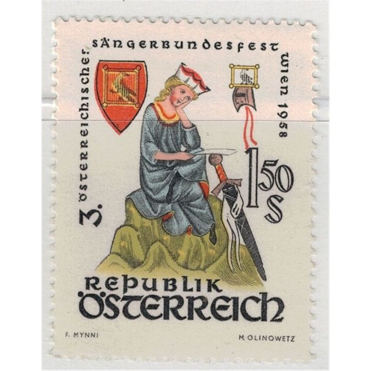 AUSTRIA 1958 Choir Festival MNH**