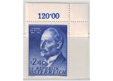 AUSTRIA 1958 Oswald Redlich MNH**