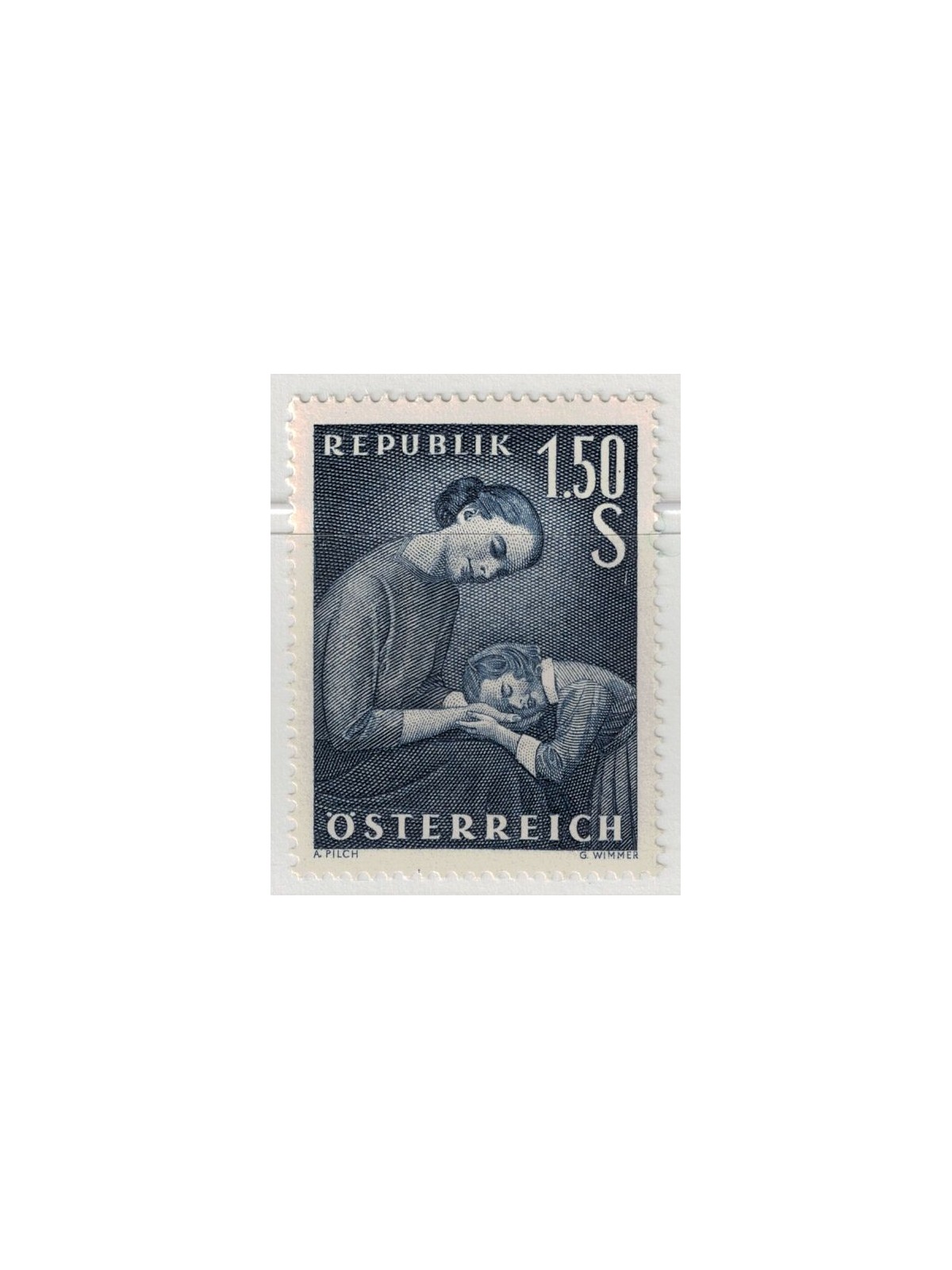 AUSTRIA 1958 Giornata della madre MNH**