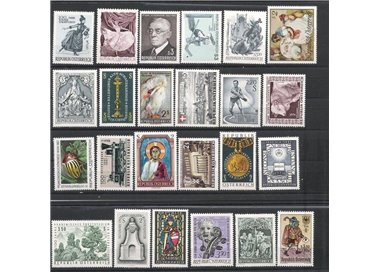 AUSTRIA 1967 Complete vintage 24v MNH**