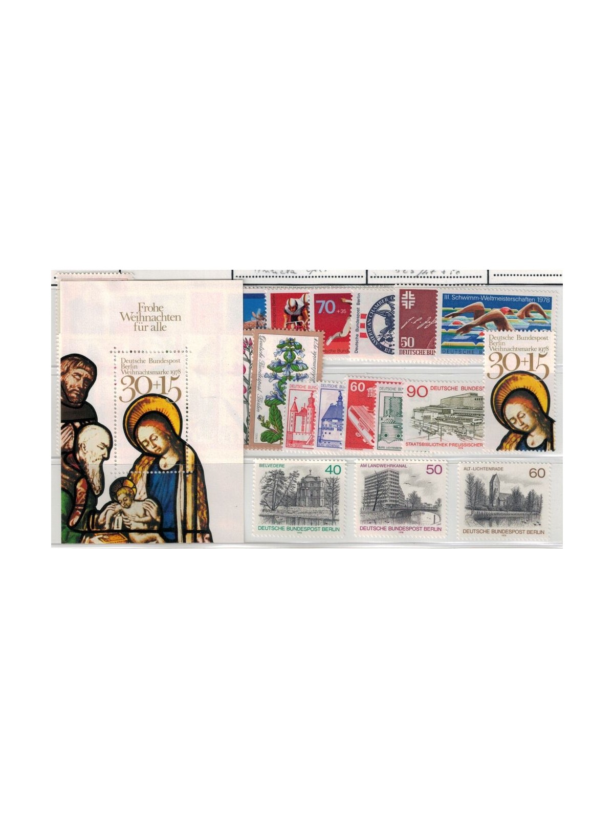 BERLINO 1978 Annata completa 25v + 1 BF MNH**