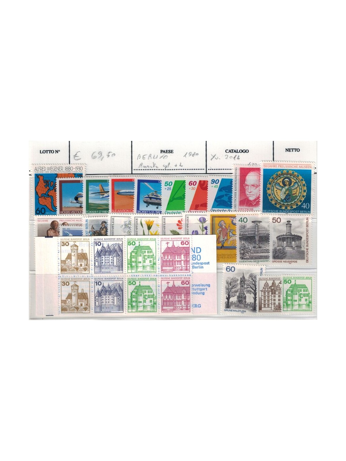 BERLINO 1980 Annata completa 31v MNH**