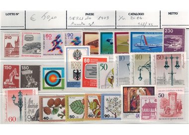 BERLINO 1979 Annata completa 27v MNH**
