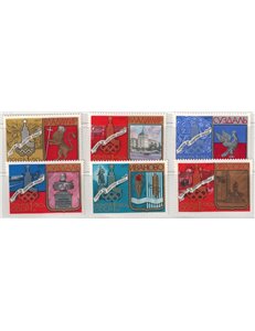 RUSSIA 1977 Propaganda for the Olympics 6v MNH**