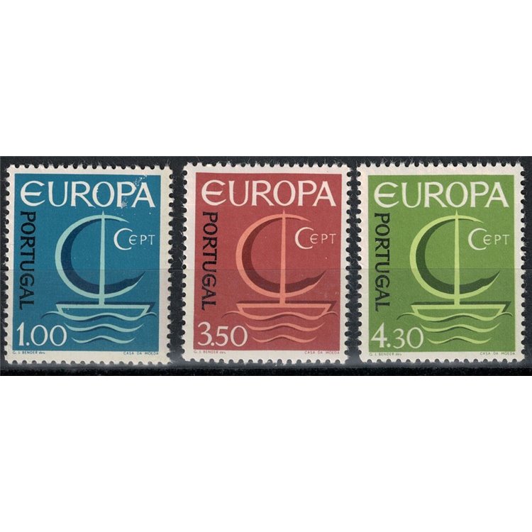 PORTOGALLO 1966 Europa 3v MNH**