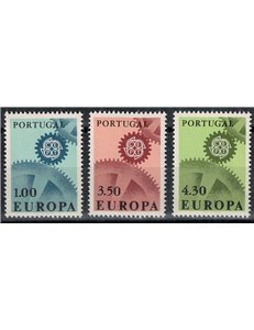 PORTUGAL 1967 Europe 3v MNH**
