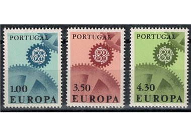 PORTUGAL 1967 Europe 3v MNH**