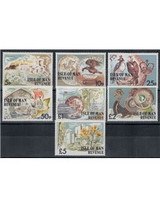 MAN 1976 Francobolli fiscali (Revenue stamps) 7v MNH**