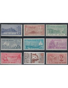 MAN 1966 Francobolli fiscali (Revenue stamps) 9v MNH**
