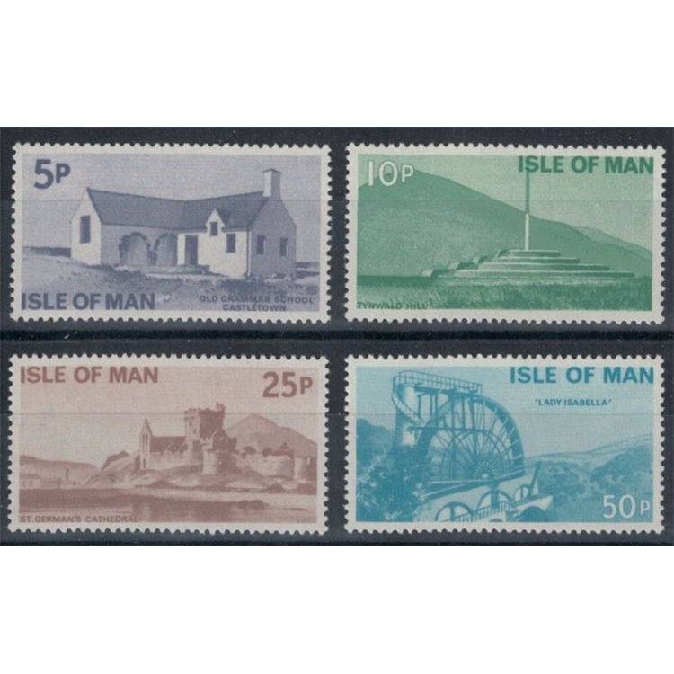 MAN 1974 Francobolli fiscali (Revenue stamps) 4v MNH**