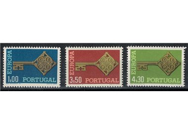PORTUGAL 1968 Europe 3v MNH**