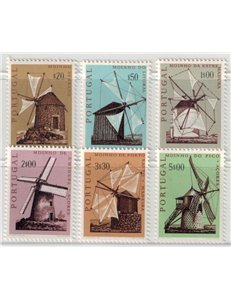 PORTUGAL 1971 Portuguese Mills 6v MNH**