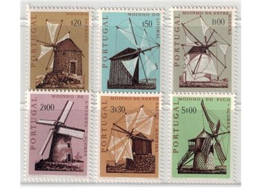PORTUGAL 1971 Portuguese Mills 6v MNH**