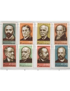 PORTOGALLO 1966 Celebrità portoghesi 8v MNH**