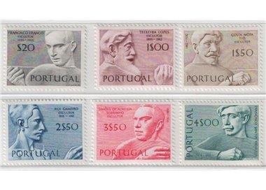 PORTOGALLO 1971 Scultori portoghesi 6v MNH**