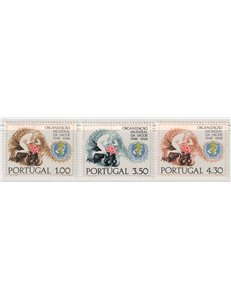 PORTOGALLO 1968 Organizzazione della sanità 3v MNH**