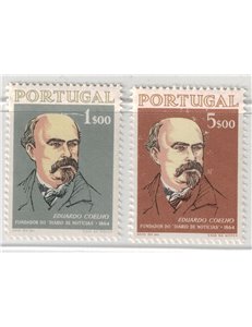 PORTOGALLO 1964 Centenario del giornale portoghese 2v MNH**