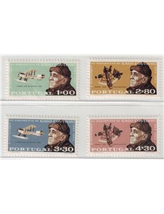 PORTOGALLO 1969 Gago Coutinho 4v MNH**