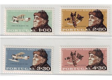 PORTUGAL 1969 Gago Coutinho 4v MNH**