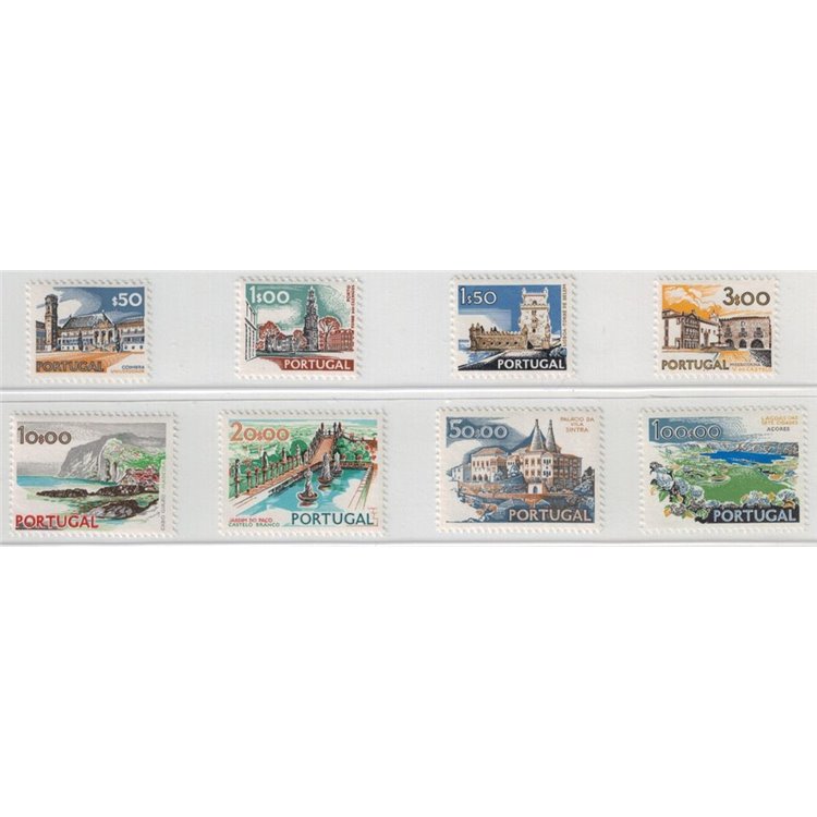 PORTUGAL 1972 Views and monuments 8v MNH**