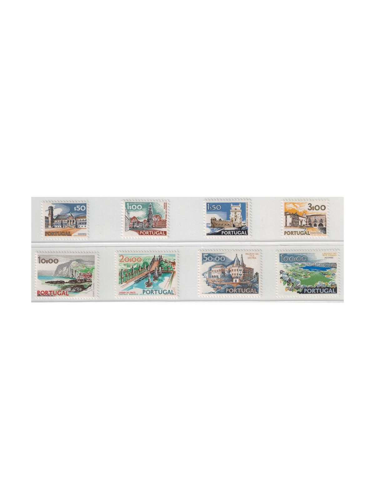 PORTUGAL 1972 Views and monuments 8v MNH**