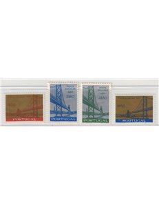 PORTUGAL 1966 Salazar Bridge 4v MNH**