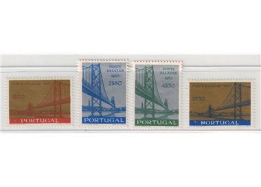PORTUGAL 1966 Salazar Bridge 4v MNH**