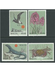 MALTA 2010 Biodiversità 4v MNH**