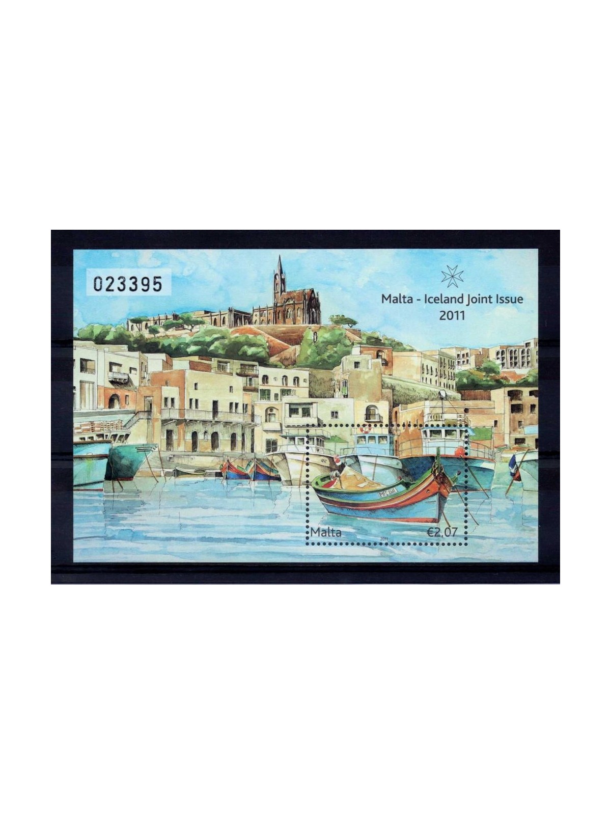 MALTA 2011 Veduta (e.c. con Islanda) 1 BF MNH**
