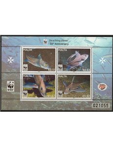 MALTA 2011 WWF - Fauna, pesci 1 BF MNH**