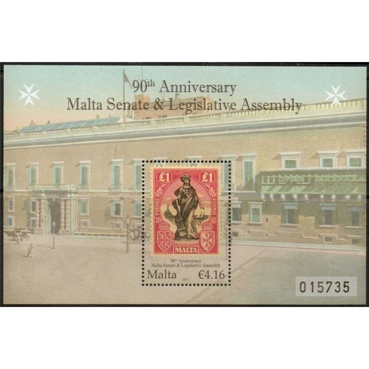 MALTA 2011 Senate and Legislative Assembly 1 s/s MNH**