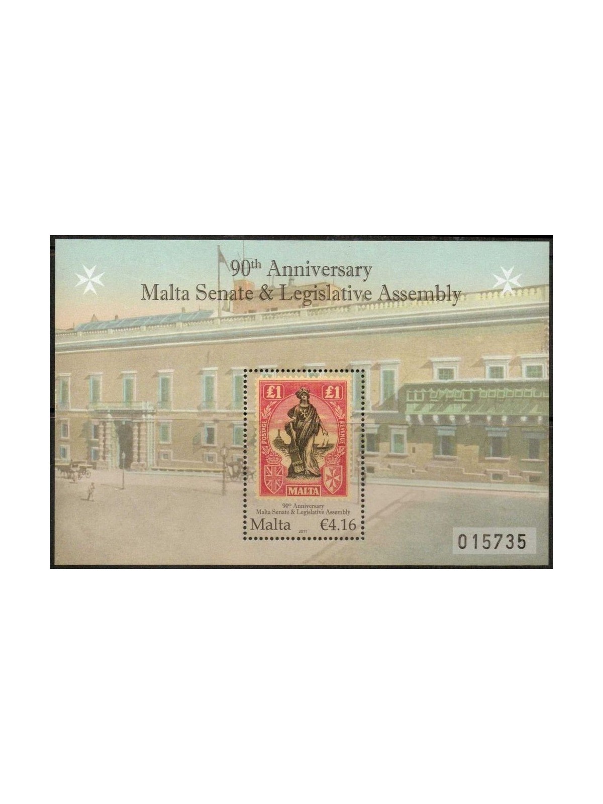 MALTA 2011 Senato e Assemblea Legislativa 1 BF MNH**