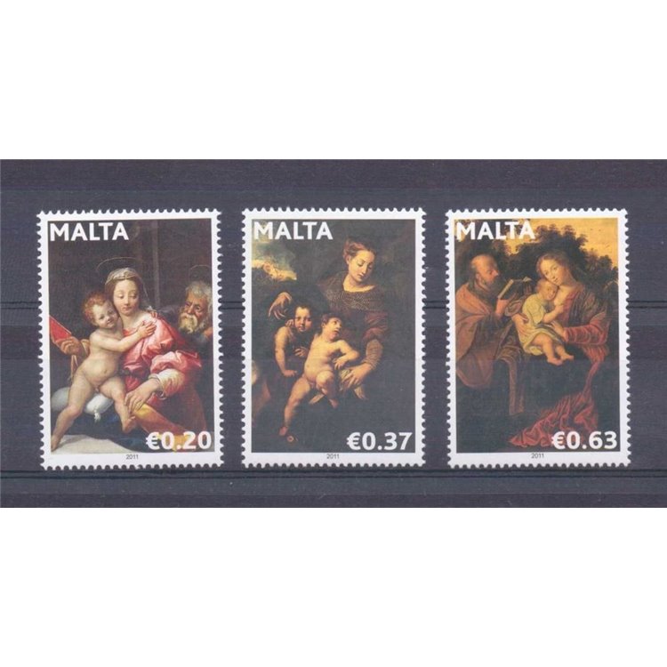MALTA 2011 Christmas 3v MNH**