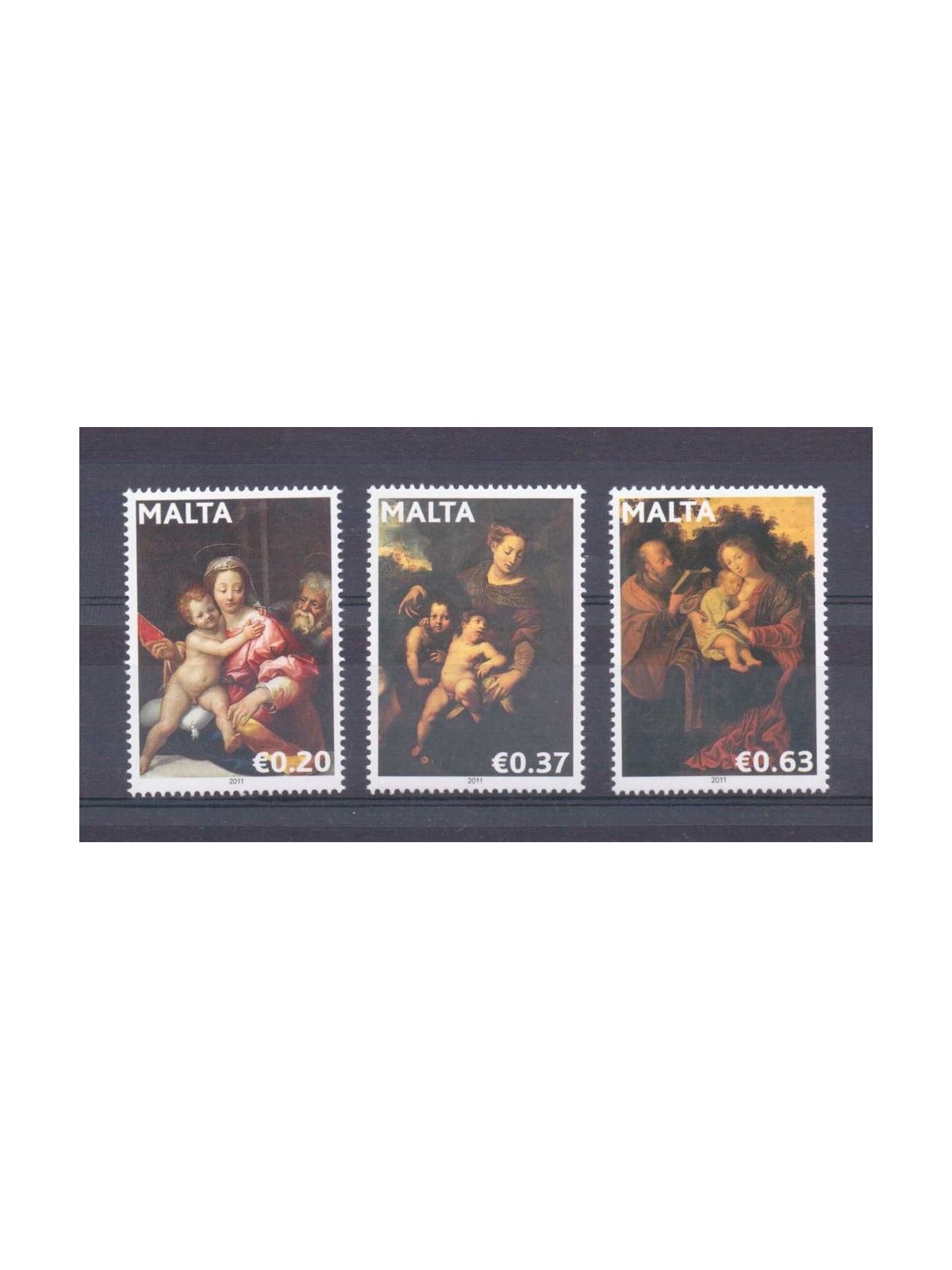 MALTA 2011 Natale 3v MNH**