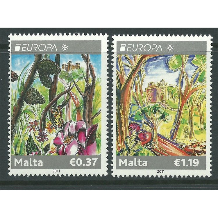 MALTA 2011 Europa 2v MNH**