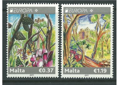 MALTA 2011 Europa 2v MNH**