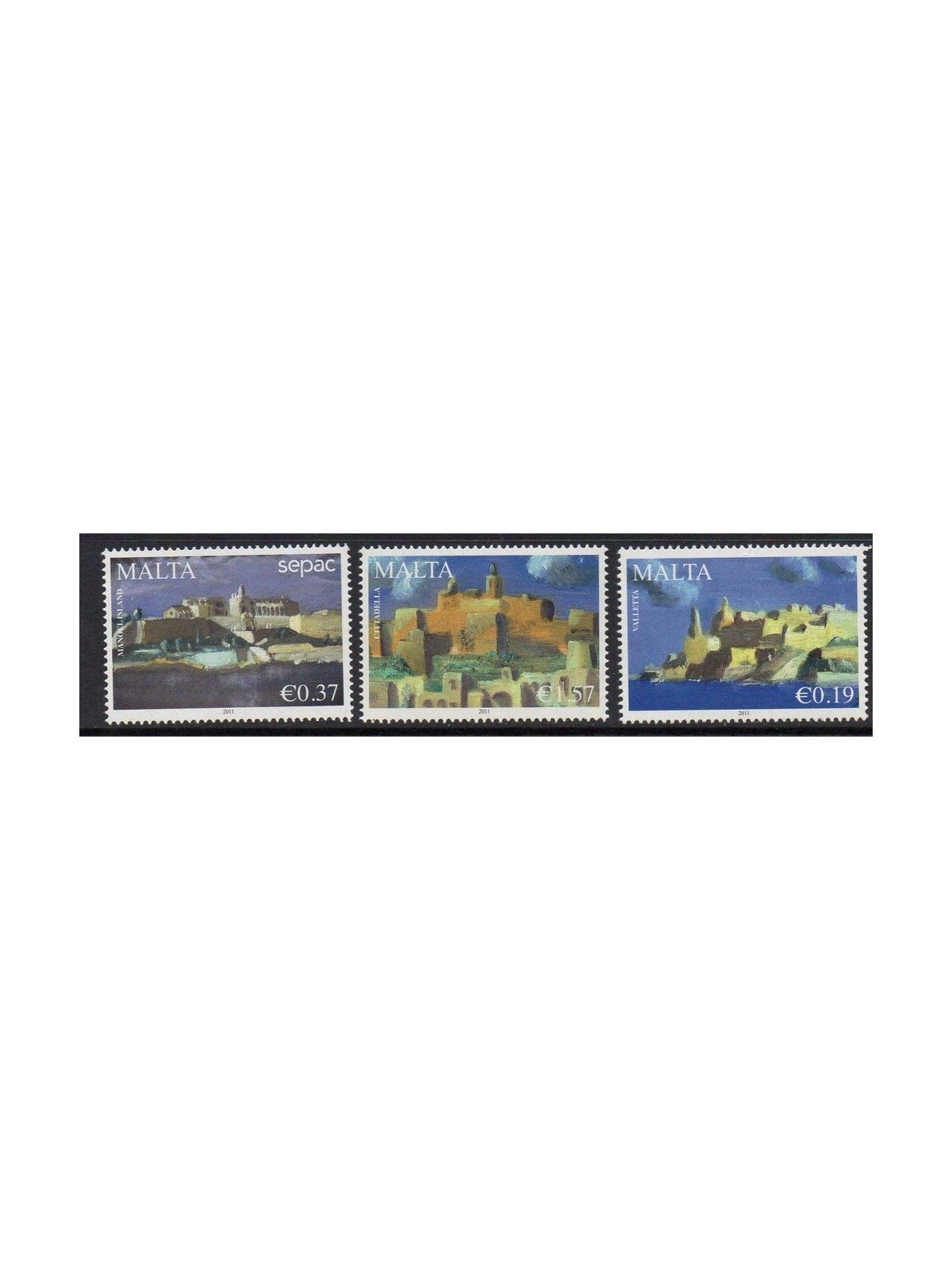 MALTA 2011 Views 3v MNH**
