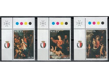 MALTA 2012 Natale 3v MNH**