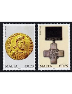 MALTA 2012 Serie ordinaria 2v MNH**