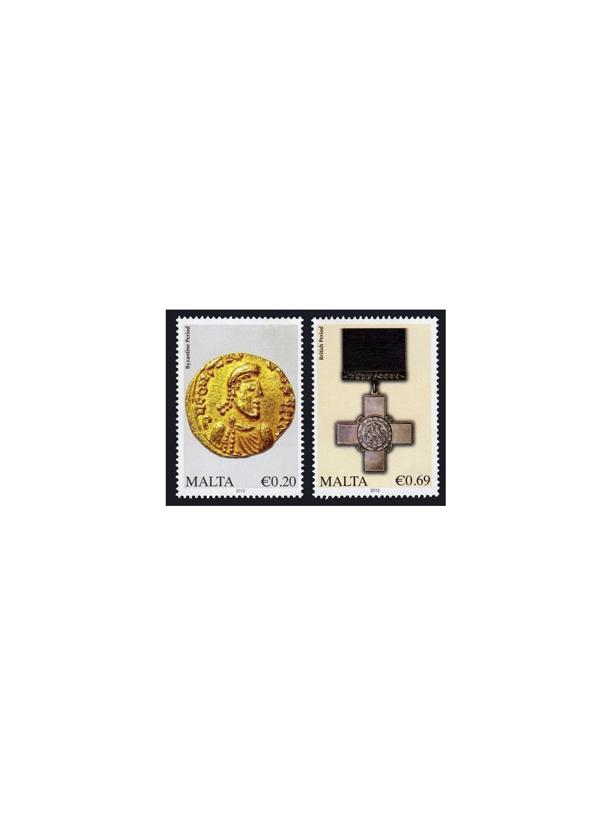 MALTA 2012 Serie ordinaria 2v MNH**