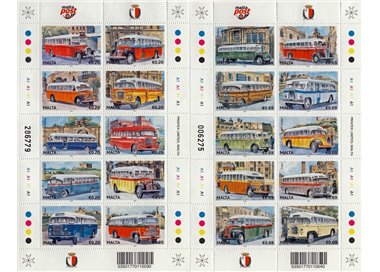MALTA 2011 Autobus di Malta 20v MNH**