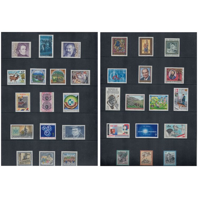 AUSTRIA 1997 Annata completa 32v MNH**